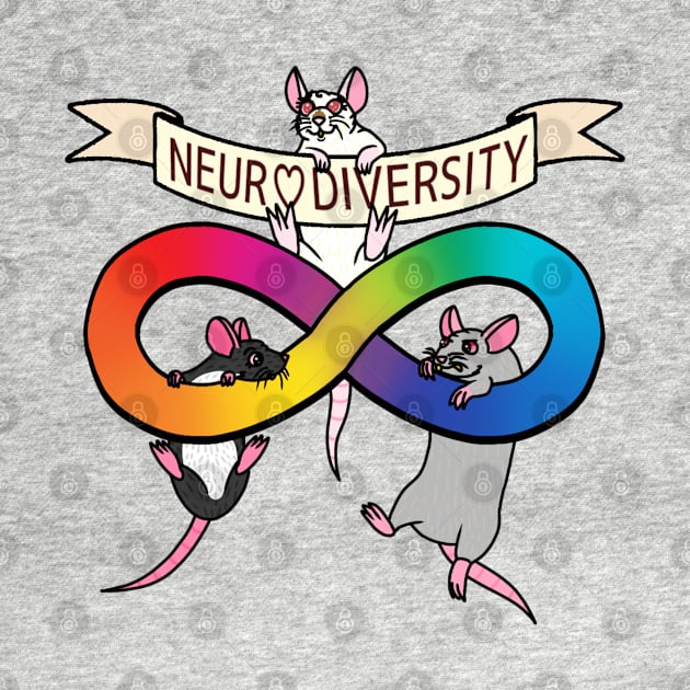 Neurodiversity Rats (Full Color Version) by Rad Rat Studios